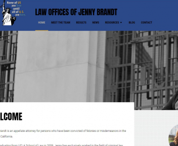 Jenny Brandt Law Website